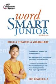 Cover of: Word Smart Jr., 3rd Edition (Smart Juniors Grades 6 to 8)