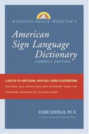 Cover of: Random House Webster's Compact American Sign Language Dictionary