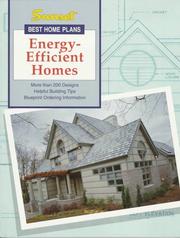 Cover of: Energy Efficient Homes (Best Home Plans)