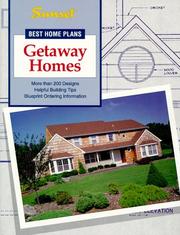 Cover of: Getaway Homes (Best Home Plans)