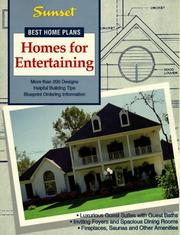 Cover of: Best Home Plans by Sunset Books