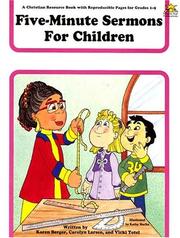 Cover of: Five-Minute Sermons for Children