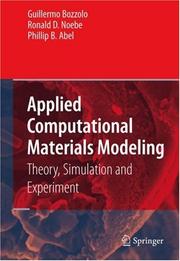 Cover of: Applied Computational Materials Modeling | 