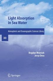 Cover of: Light Absorption and Absorbents in Sea Waters (Atmospheric and Oceanographic Sciences Library) (Atmospheric and Oceanographic Sciences Library)