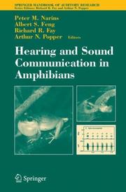 Cover of: Hearing and Sound Communication in Amphibians (Springer Handbook of Auditory Research) by 