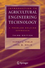 Cover of: Introduction to Agricultural Engineering Technology: A Problem Solving Approach