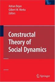 Cover of: Constructal Theory of Social Dynamics