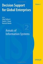 Cover of: Decision Support for Global Enterprises (Annals of Information Systems)