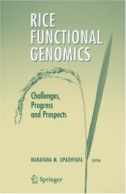 Rice Functional Genomics by Narayana M. Upadhyaya