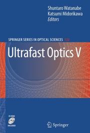 Cover of: Ultrafast Optics V (Springer Series in Optical Sciences) (Springer Series in Optical Sciences)