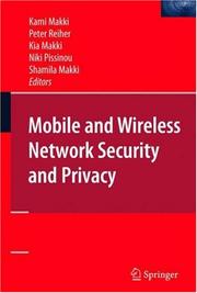 Cover of: Mobile and Wireless Network Security and Privacy by 