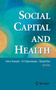 Cover of: Social Capital and Health