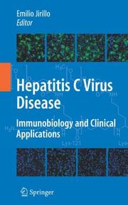 Cover of: Hepatitis C Virus Disease by Emilio Jirillo