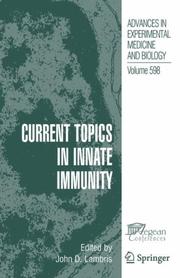 Cover of: Current Topics in Innate Immunity | J.D. Lambris