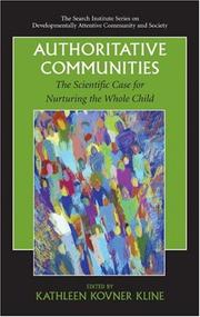 Cover of: Authoritative Communities by Kathleen Kovner Kline