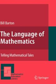Cover of: The Language of Mathematics | Bill Barton
