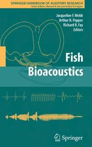 Fish bioacoustics by Richard R. Fay, Arthur N. Popper