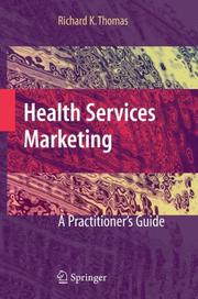 Cover of: Health Services Marketing: A Practitioner's Guide