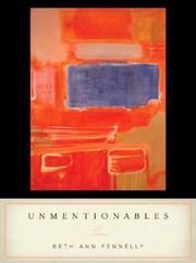 Cover of: Unmentionables: Poems