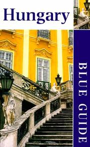 Blue Guide Hungary by Bob Dent