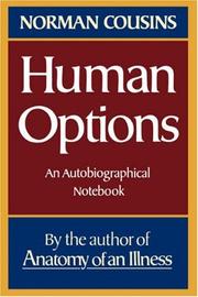 Cover of: Human Options by Norman Cousins