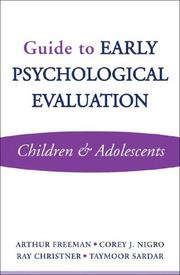 Cover of: Guide to Early Psychological Evaluation: Children and Adolescents