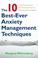 Cover of: The Ten Best-Ever Anxiety Management Techniques