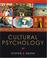 Cover of: Cultural Psychology