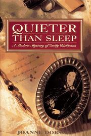 Cover of: Quieter than sleep by Joanne Dobson