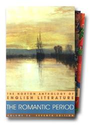 Cover of: The Norton Anthology of English Literature, Vol. 2 by 