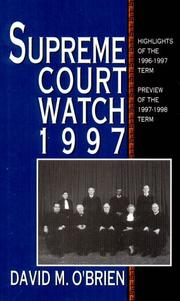 Cover of: Supreme Court Watch