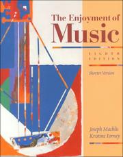 Cover of: Enjoyment of Music