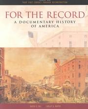 Cover of: America: A Narrative History