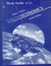 Cover of: Macroecomomics