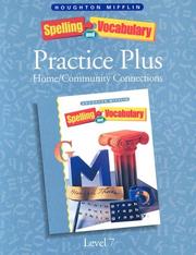 Front cover of Spelling And Vocabulary Practice Plus Grade 7 by Unknown