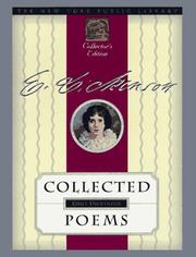Cover of: Selected poetry of Emily Dickinson