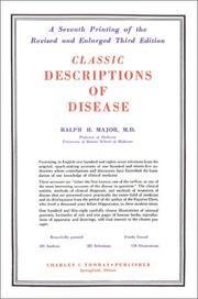 Cover of: Classic Descriptions of Disease: With Biographical Sketches of the Authors