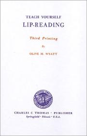 Cover of: Teach Yourself Lip-Reading by O. M. Wyatt