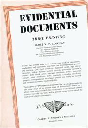 Evidential documents by James V. P. Conway