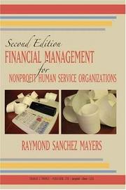Cover of: Financial Management for Nonprofit Human Service Organizations