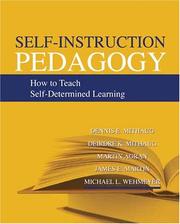 Cover of: Self-Instruction Pedagogy by Dennis E. Mithaug, Deirdre K. Mithaug, Martin Agran, James E. Martin, Michael L. Wehmeyer