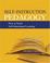 Cover of: Self-Instruction Pedagogy