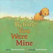 Cover of: Before You Were Mine by Maribeth Boelts