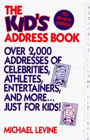 Cover of: Kid's Address Book by Michael Levine