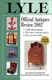 Cover of: Lyle Official Antiques Review 2002 (Lyle)