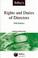 Cover of: Rights and Duties of Directors