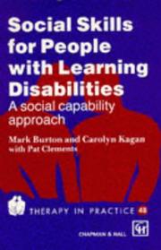 Cover of: Social Skills for People With Learning Disabilities by Mark Burton, Pat Clements