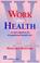 Cover of: Work and Health