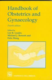 Cover of: Handbook of Obstetrics and Gynaecology