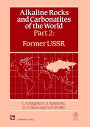 Cover of: Alkaline Rocks and Carbonatites of the World by L. Kogarko, V.A. Kononova, P. Orlova, A.R. Woolley
